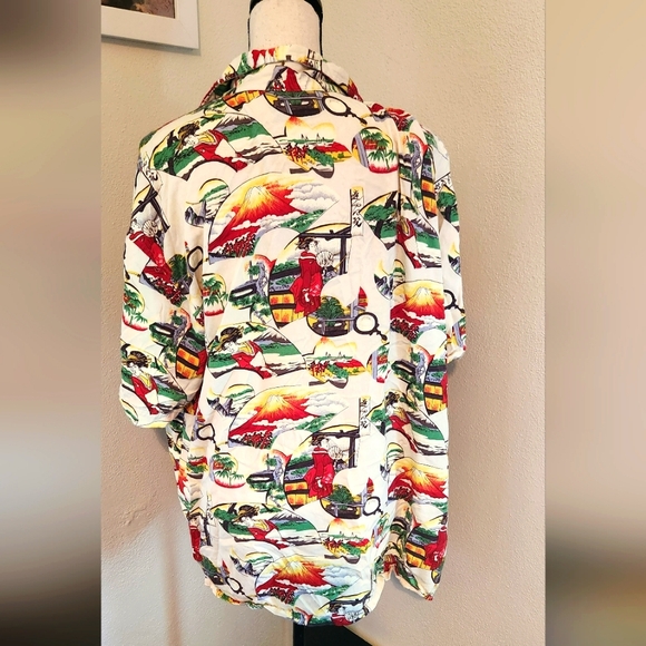 VTG GUESS Japan Hawaiin button down. - Picture 4 of 6